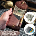 Vintage Genuine Leather Short Bifold Wallet 6W10BWB298