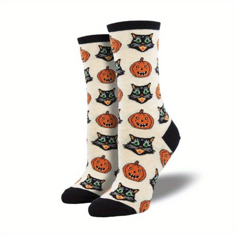 Creative Halloween Novelty Crew Socks 6W8FSO588