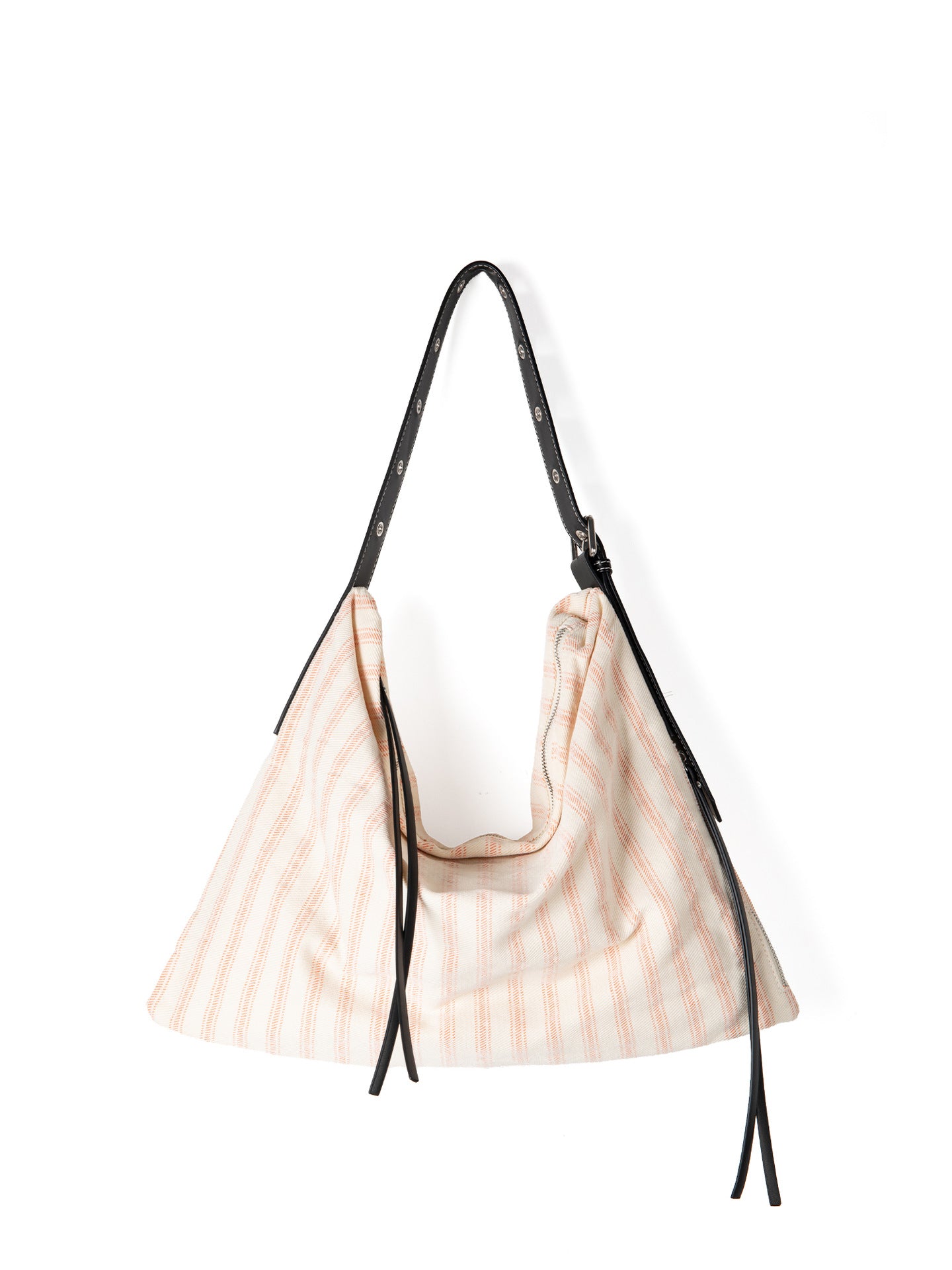 Trendy Striped Print Large Capacity Shoulder Bag 6W10BBG1366