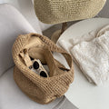 Woven Straw Shoulder Bag - DippedShop Wholesale - #7203