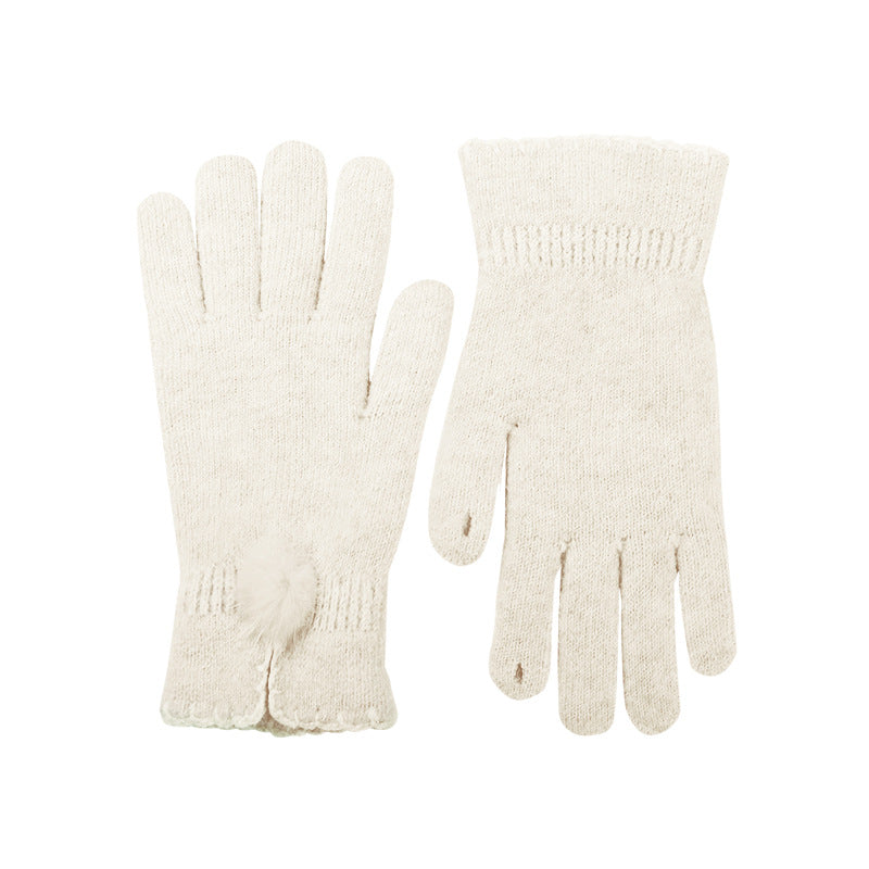 Wool Blend Touch Screen Gloves - DippedShop Wholesale - #4819
