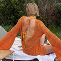 Loose Bat Sleeve Swim Cover Up - DippedShop Wholesale - #8787