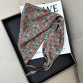 Floral Print Silk Scarf - DippedShop Wholesale - #8051