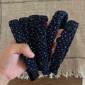 Floral Ruched Fabric Headband - DippedShop Wholesale - #1907