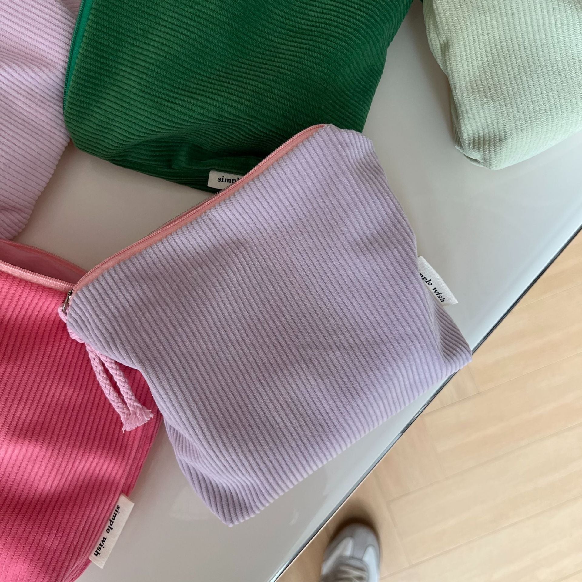 Dopamine Solid Color Corduroy Coin Purse 6S10BWB147