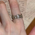 Vintage Butterfly Zircon Ring - DippedShop Wholesale - #8691