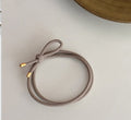 Minimalist Solid Color Bowknot Elastic Hair Tie MK2BLW6W6HHT12