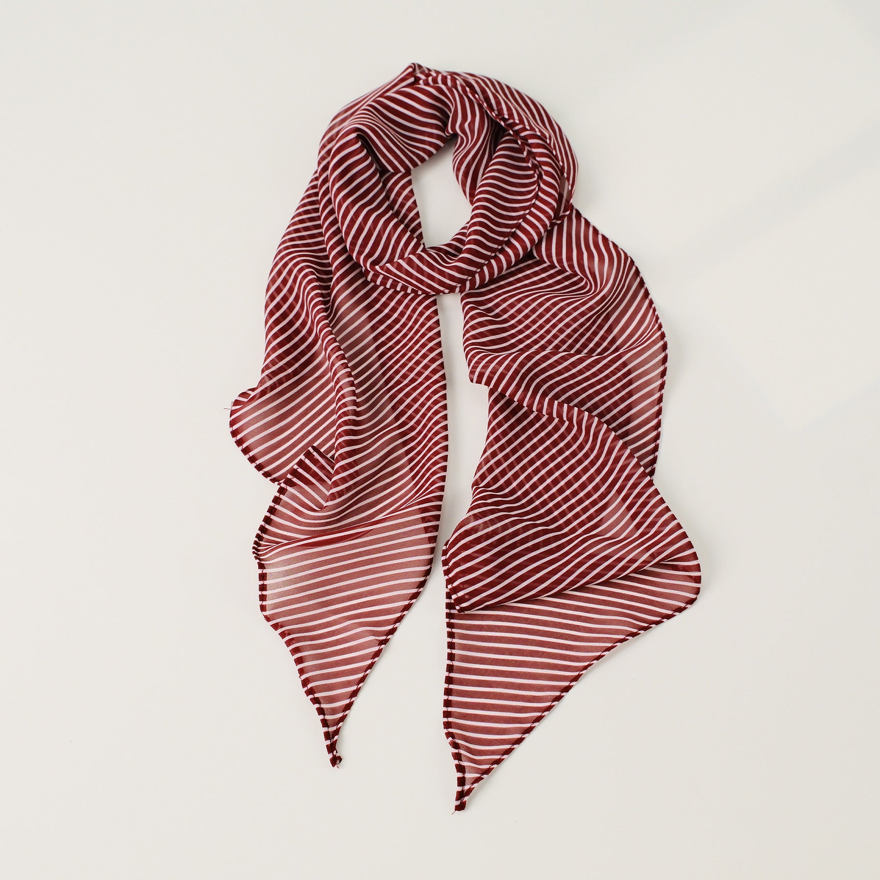 Chic Color Block Polka Dots Silk Scarf 6W6NSI253