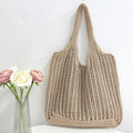Solid Large Hollow Tote - DippedShop Wholesale - #9043