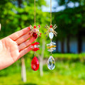 Halloween Spider Crystal Bead Hanging Sun Catcher 6H7HLS191