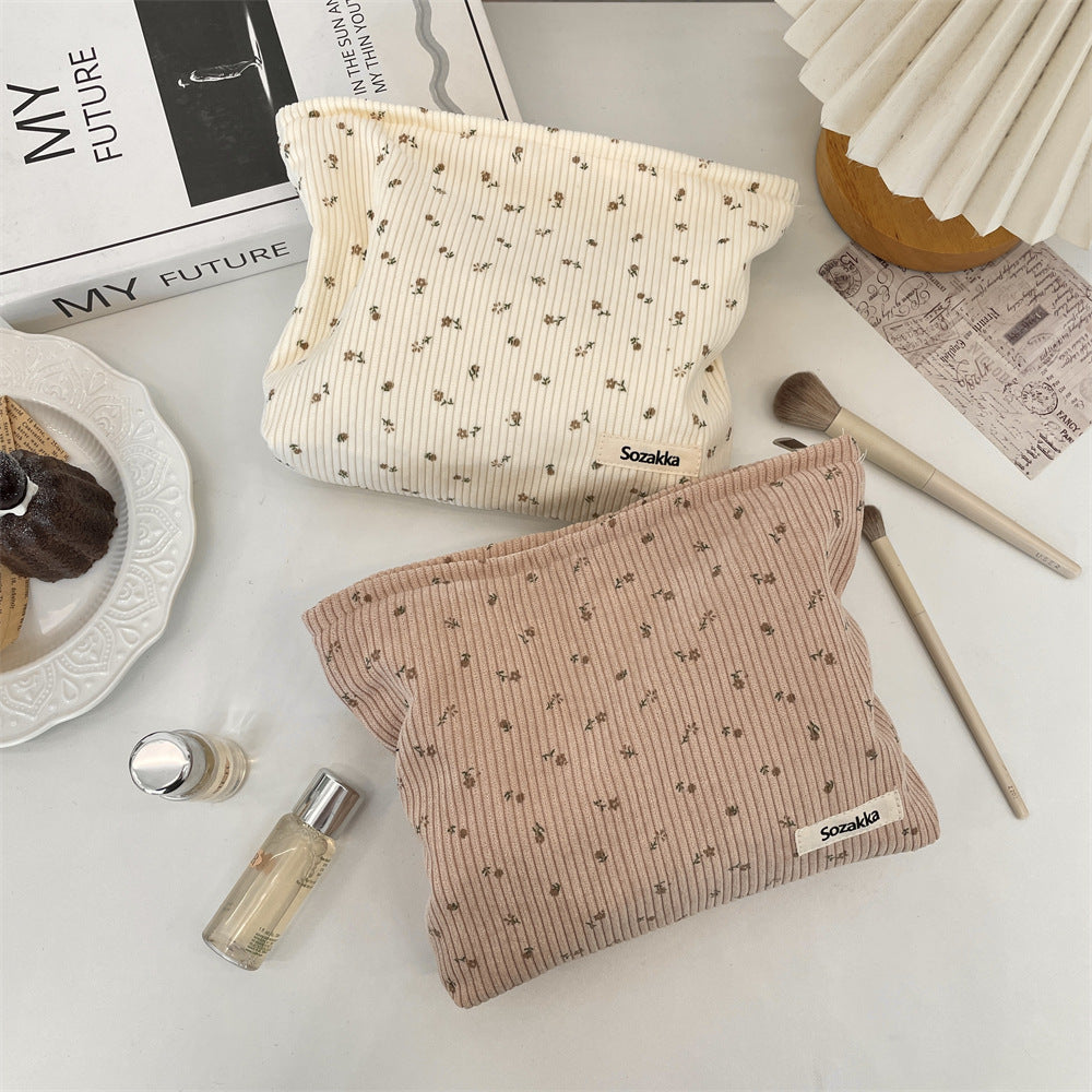 Floral Makeup Bag - DippedShop Wholesale - #3091
