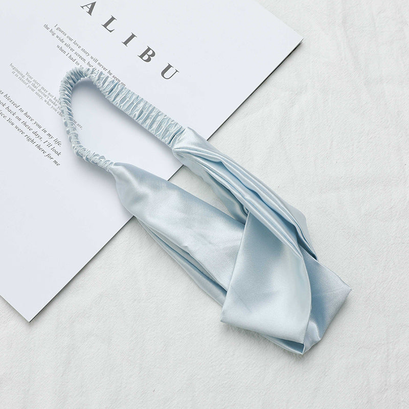 Solid Color Scarf Hairband - DippedShop Wholesale - #1555
