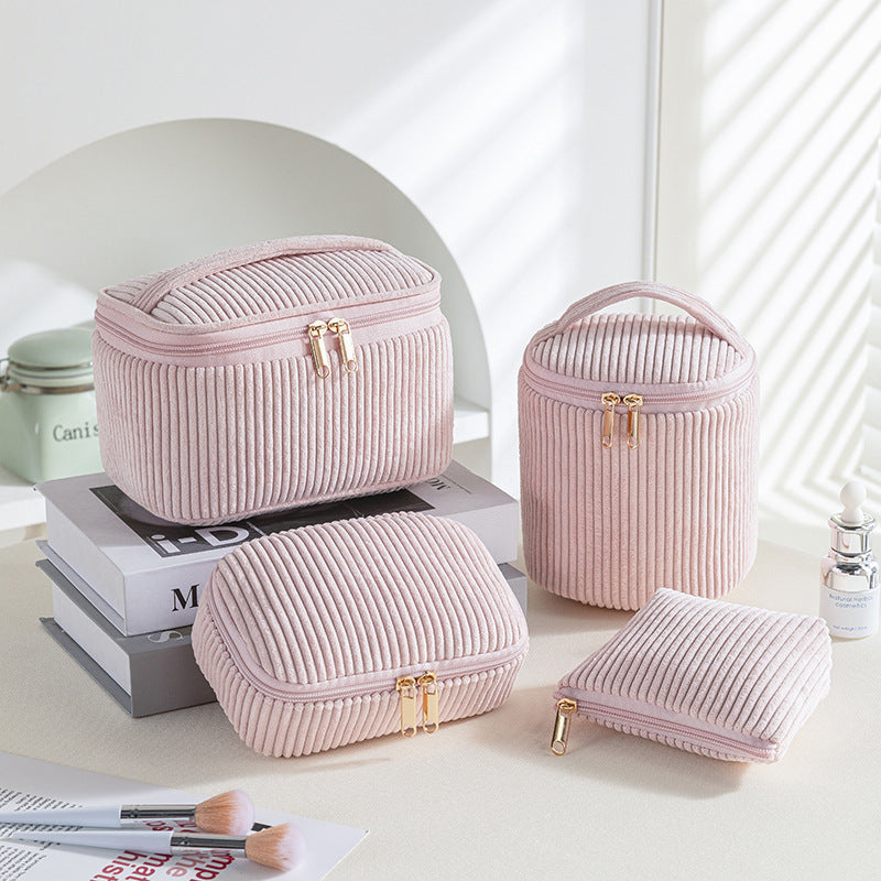 Velvet Travel Makeup Bag - DippedShop Wholesale - #0099