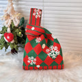 Cute Santa Claus Christmas Knitted Wrist Bag 6W10BOB1345