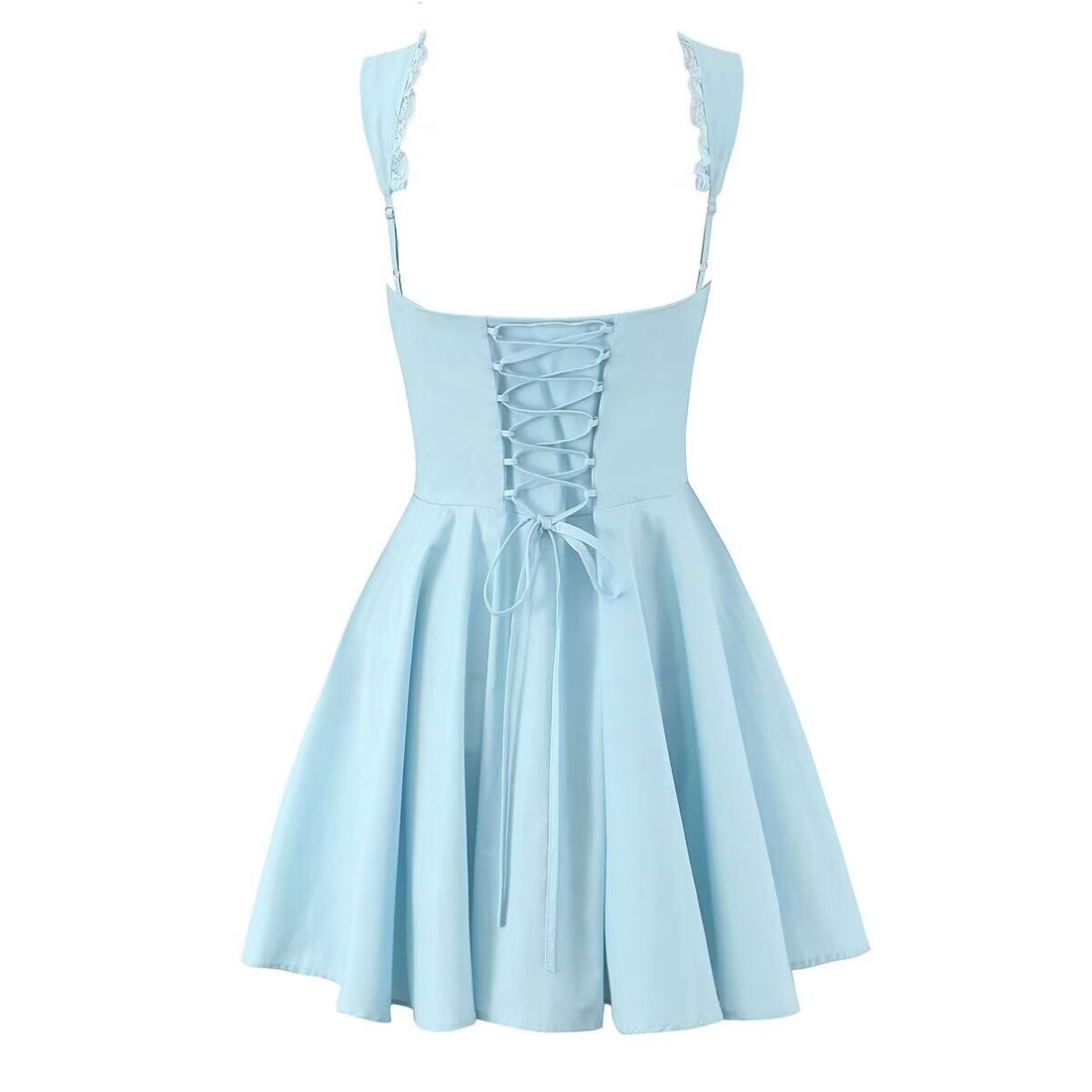 Classic Solid Color Sleeveless Mini Dress DP25C990