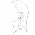 Pearl Stud Earrings - DippedShop Wholesale - #7251
