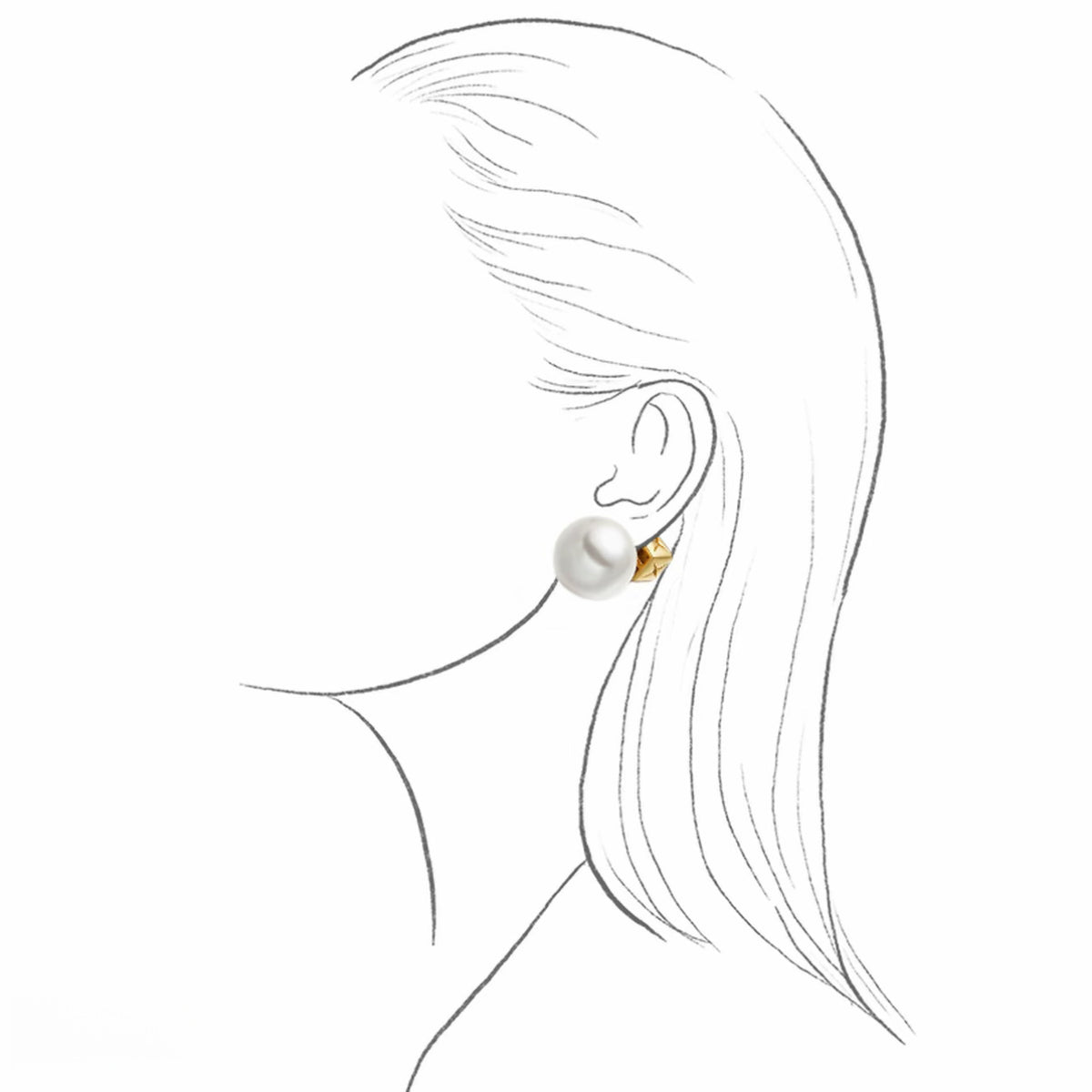 Pearl Stud Earrings - DippedShop Wholesale - #7251
