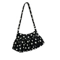Color Block Star Print Ruffled Underarm Bag 6W10BBG1317