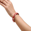 Gold Plated Enamel Bangle - DippedShop Wholesale - #9443