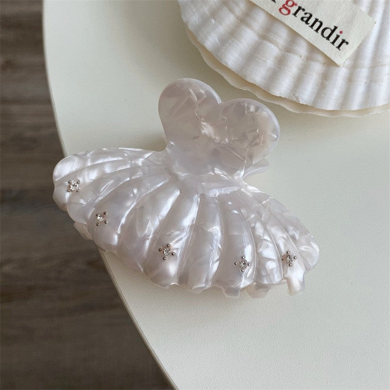 Fashion 3D Shell Medium Acetate Hair Claw 8AS6HCP272L