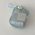 Dopamine Solid Color Mesh Hollow Makeup Bag MK2BW6S10BOB86