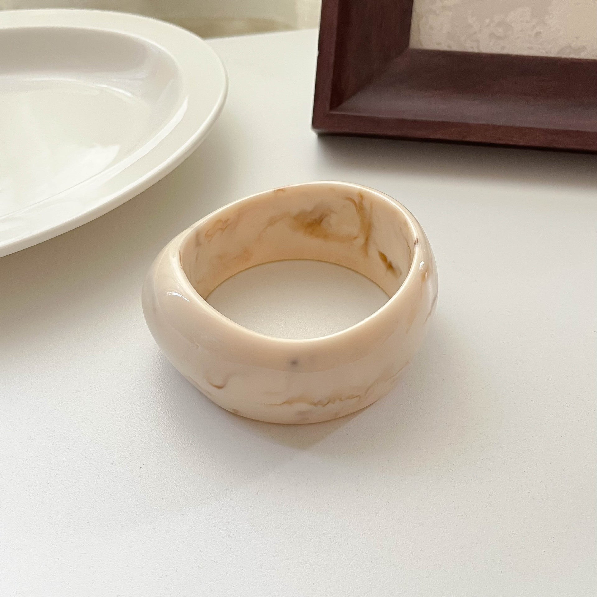 Mnimalist Irregular Resin Wide - DippedShop Wholesale - #5267