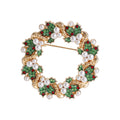 Christmas Series Enamel Rhinestone Brooch 6W6JPB63