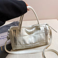Vintage Punk Quilted Large Capacity - DippedShop Wholesale - #3123
