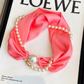 Elegant Magnetic Pearl Chain Necklace Scarf MK2BLW6W6NSI79