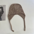 Sequin Fur Knit Trapper Hat - DippedShop Wholesale - #7139