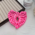 Minimalist Solid Color Stain Floral Scrunchies 6W6HSR506