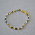 Fashion Color Contrast Cubic Zirconia Tennis Bracelet 6W6JBR471