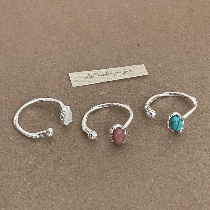 Open Turquoise Ring - DippedShop Wholesale - #5267