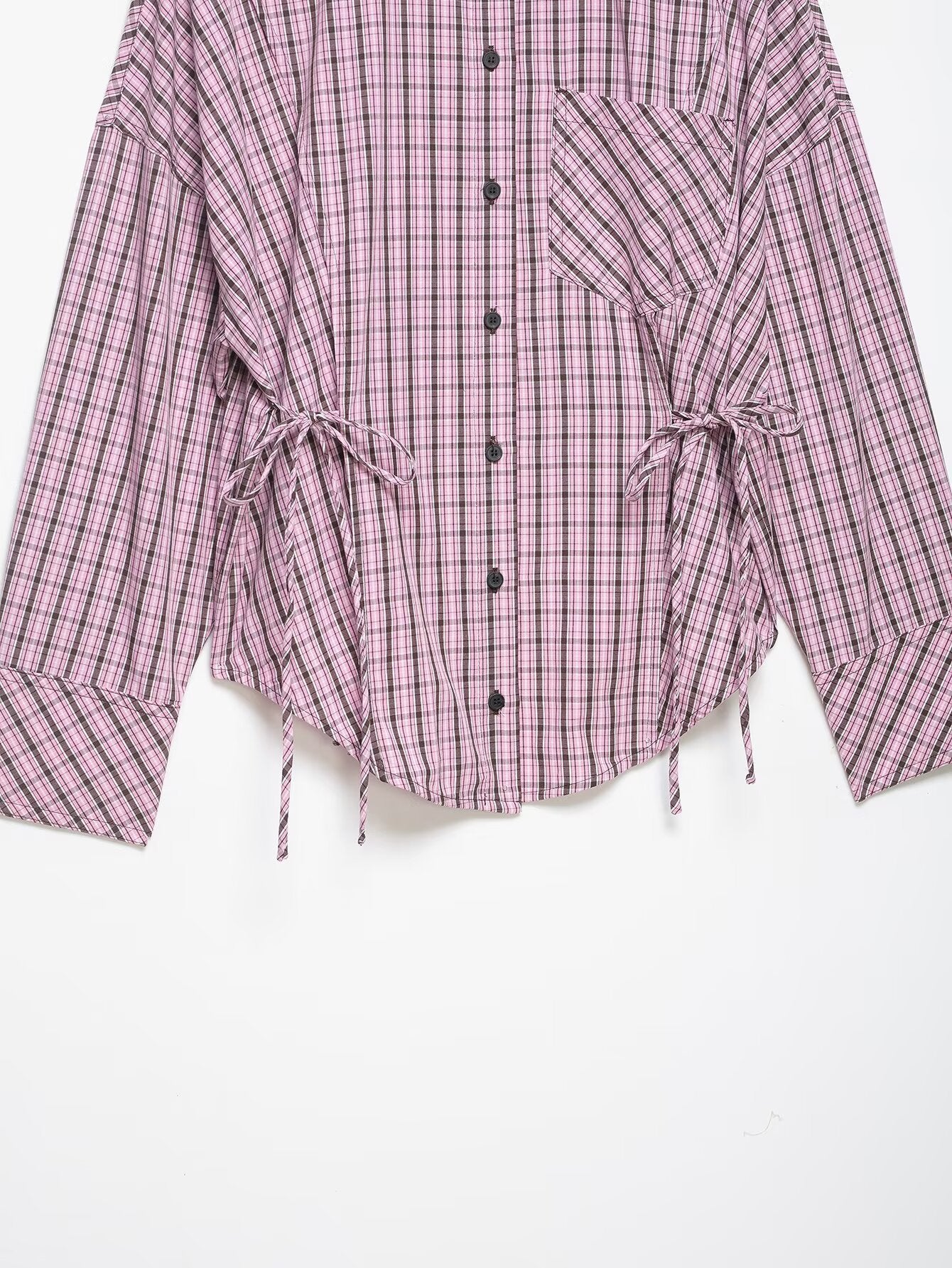 Plaid Long Sleeve Shirt - DippedShop Wholesale - #6083