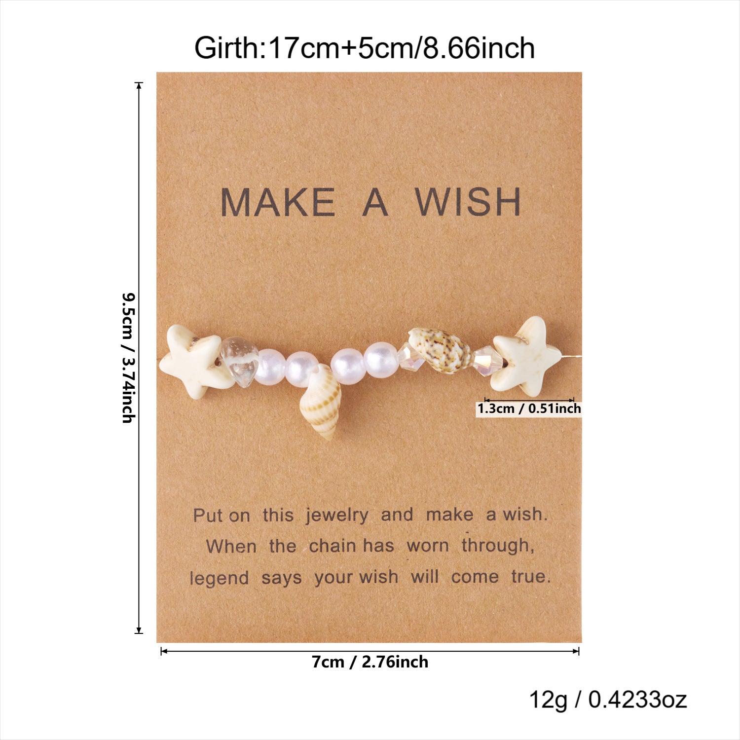 Ocean Starfish Shell Seed Bead - DippedShop Wholesale - #2099