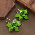 Resin Floral Earrings - DippedShop Wholesale - #3571