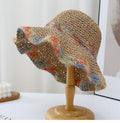 Boho Colorful Straw Hat - DippedShop Wholesale - #8099