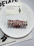 Colorful Flower Hair Claw - DippedShop Wholesale - #8819
