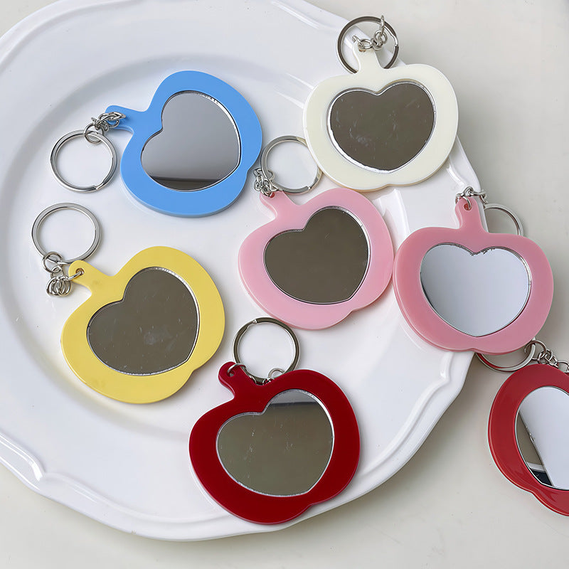 Cute Apple-Shape Portable Mirror Bag Charm 6W10BBC863