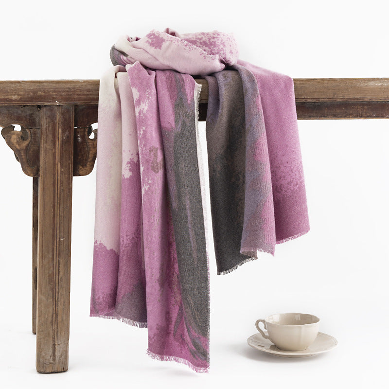 Stylish Solid Color Imitation Cashmere Scarf 6W6NSW290