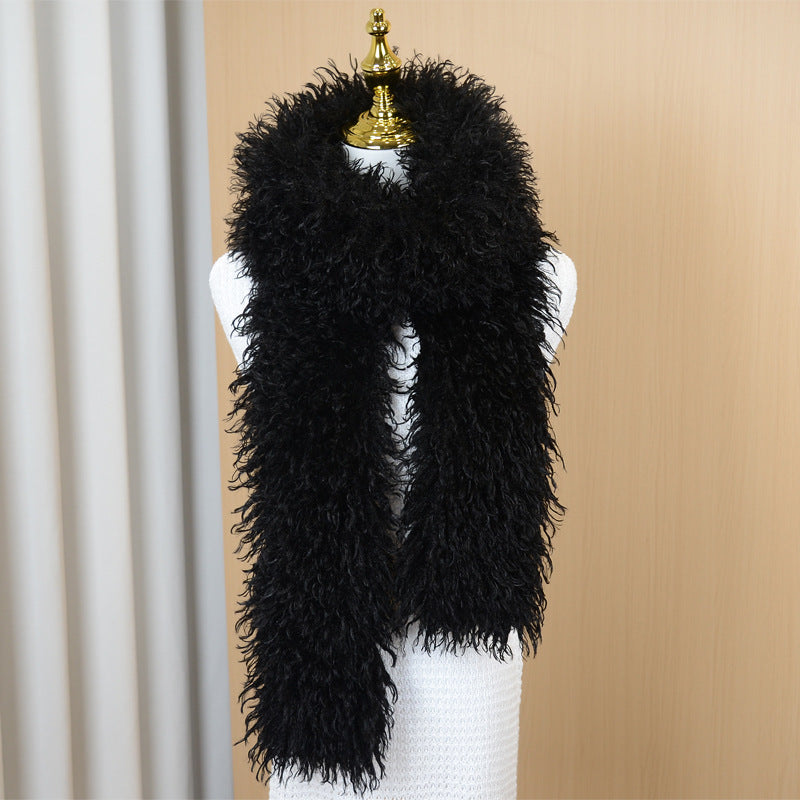 Winter Thick Faux Fur Warm Plush Scarf 6W6NSC81