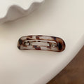 Stylish Tortoise Shell Hollow Out Hair Barrette Clip 6W6HCP1649