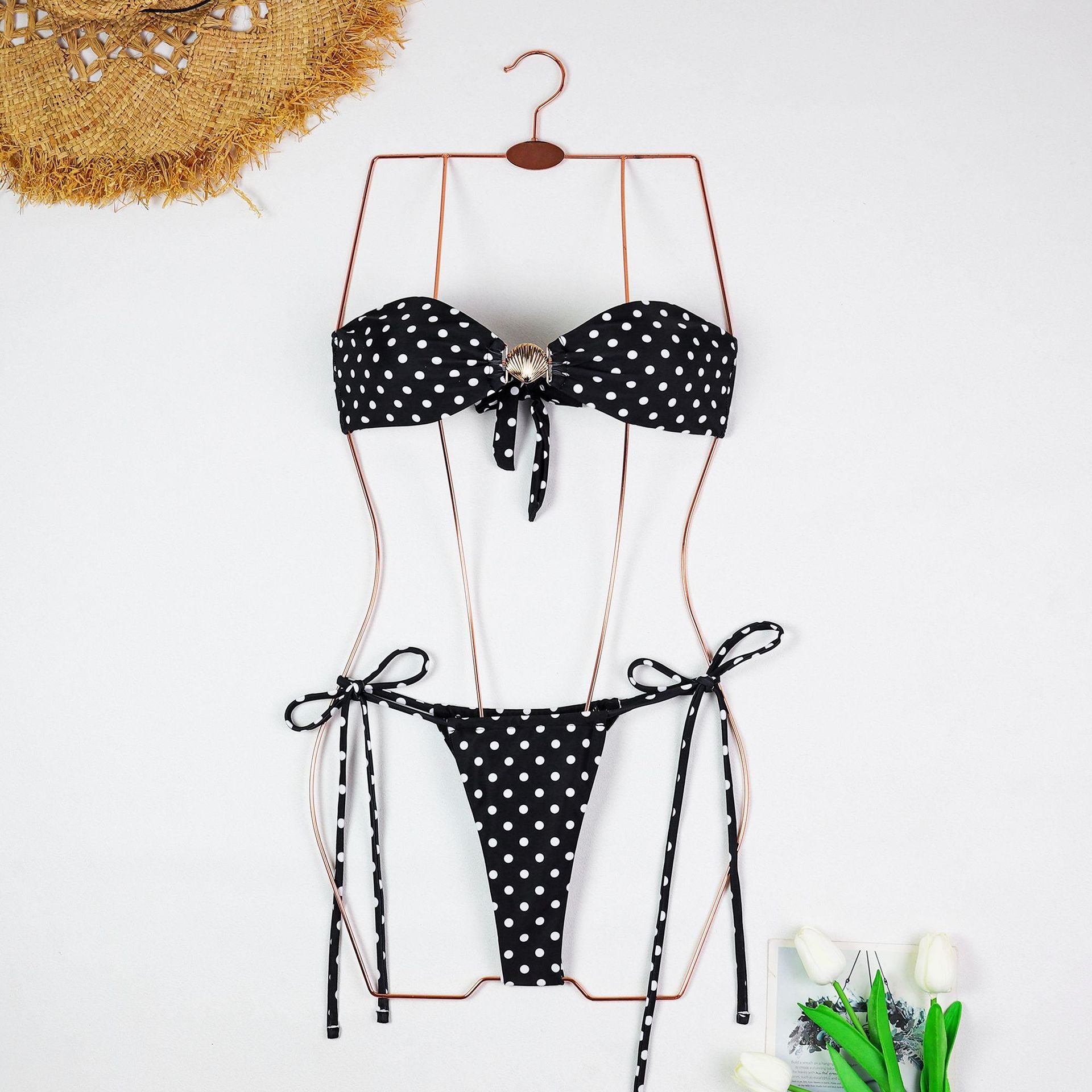 Polka Dot Strapless Cover - DippedShop Wholesale - #4915