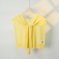 Casual Solid Color Sweater Knit Shawl Wrap 6W6NSC60