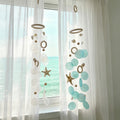 Handmade Spiral Starfish Sea Shell Wind Chime 6H7HLS222