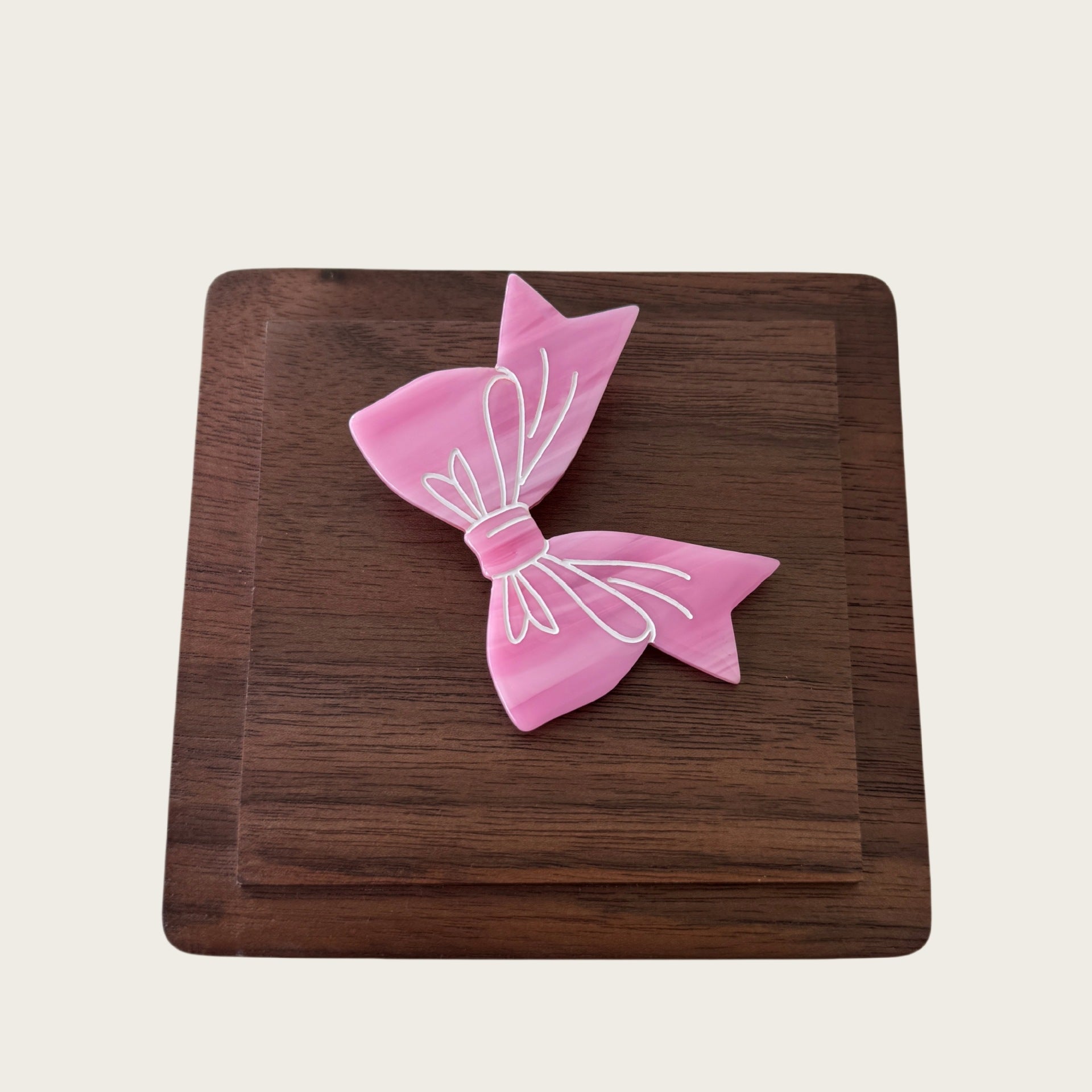 Elegant Bow Knot Duckbill No Crease Hair Clip 8AS6HCP331T