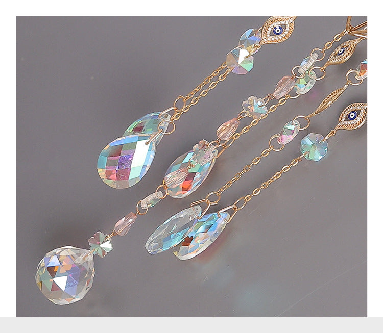 Gold Crystal Suncatcher Pendant - DippedShop Wholesale - #6675