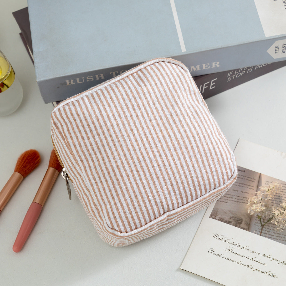 Striped Portable Storage Bag MK2BLW6C5CO77