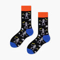 Fun Halloween Graffiti Crew Socks 6W8FSO585