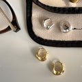 Minimalist Irregular Hoop Earrings - DippedShop Wholesale - #7395